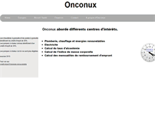 Tablet Screenshot of onconux.net